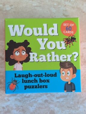 Would You Rather Cards For Kid's Lunch